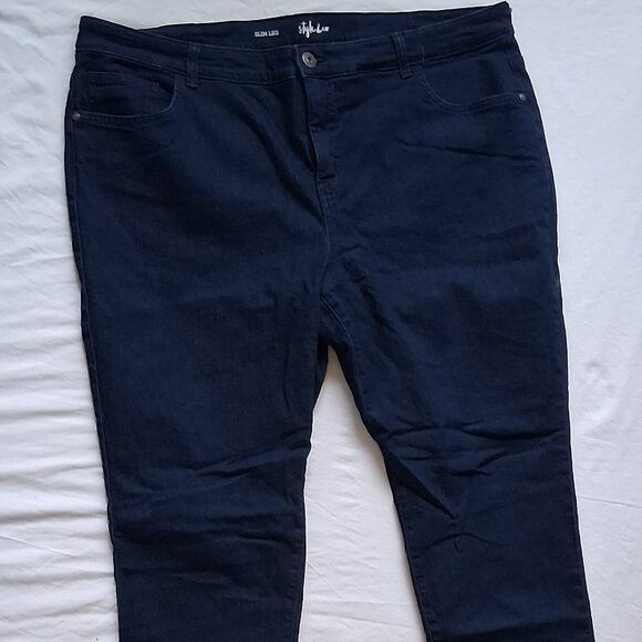 Style & Co. Denim - Torrid, Jeans, Macy's, Style & Co., Dark Blue, 20WP, NWOT